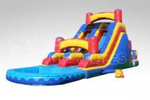Beans-bounce-houses-2-lane-fun-slide-rear-load